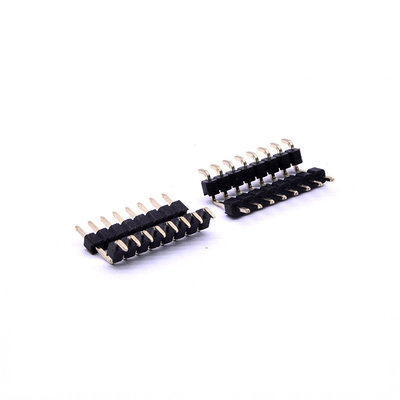 Doppelte Reihen-Leiterplatte-Plastikverbindungsstücke, 2.54mm Neigung SMD Pin Header
