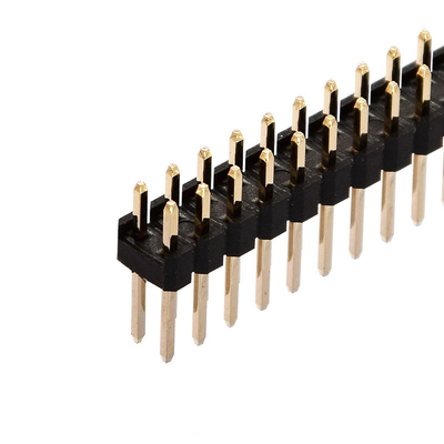 Doppelte Reihen-Leiterplatte-Plastikverbindungsstücke, 2.54mm Neigung SMD Pin Header