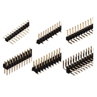 Doppelte Reihen-Leiterplatte-Plastikverbindungsstücke, 2.54mm Neigung SMD Pin Header