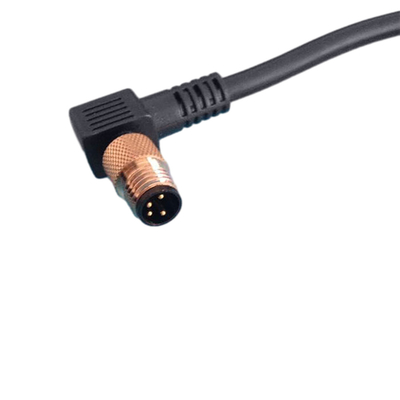Kundengebundene Länge Außenkabel M8 freien Endes weibliche wasserdichte Versammlungen Verbindungsstück-4pin