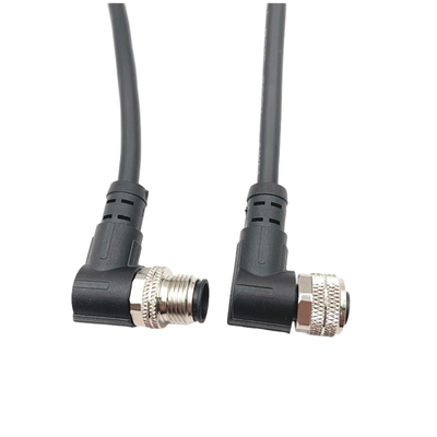 Wasserdichter M12 Kabel-Mann zur Frau mit 4 Pin 8 Pin Connector