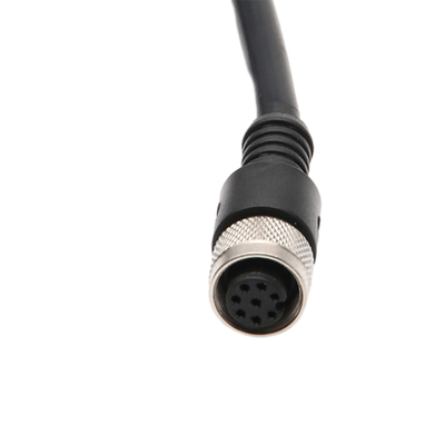 Rechtwinkliges elektrisches Drahtseil mit IP67 imprägniern M12 2 Pin 3 Pin 4 Pin Connector