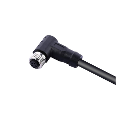 IP67 verkabeln wasserdichtes Verbindungsstück des Kabel-M8 5 Pin Female Molding Shield, PVC-, dasjacke elektrischen Fahrrad-Roller verkabelt