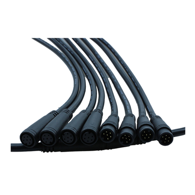 3Ft Längen-Mann zu weiblichem wasserdichtem Fahrrad GPS M8 6pin, das Kabel PVC-Jacke in Position bringt