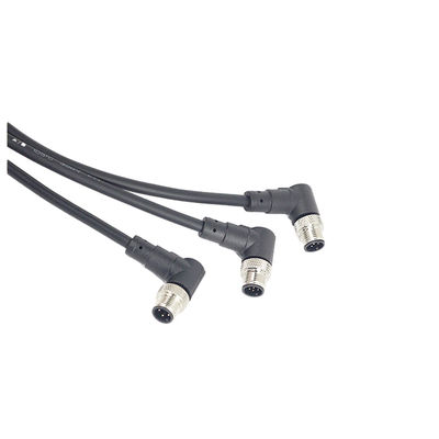 Kundenspezifische mehradrige M12-Kabelbaugruppen, rechtwinkliger Stecker für Sensor