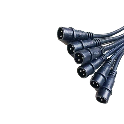 1M Long Black Color Energie unter Verwendung der mehrpoligen wasserdichten M18 Kabel im Freien