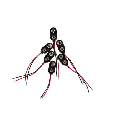 15cm 2 Pin Cable Wire Assemblies, Verbindungsstück-Draht-Geschirr-Batterie-Schnellclip-Art versendend und behandeln