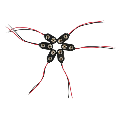 15cm 2 Pin Cable Wire Assemblies, Verbindungsstück-Draht-Geschirr-Batterie-Schnellclip-Art versendend und behandeln