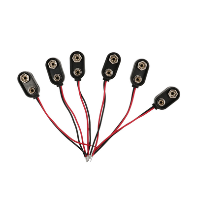 15cm 2 Pin Cable Wire Assemblies, Verbindungsstück-Draht-Geschirr-Batterie-Schnellclip-Art versendend und behandeln