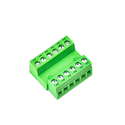 Neigung des grüne Farbe-PWB-Verteiler-Verbindungsstück-Draht-XK2EDGA 5.08MM