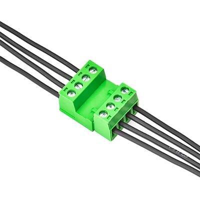 Neigung des grüne Farbe-PWB-Verteiler-Verbindungsstück-Draht-XK2EDGA 5.08MM