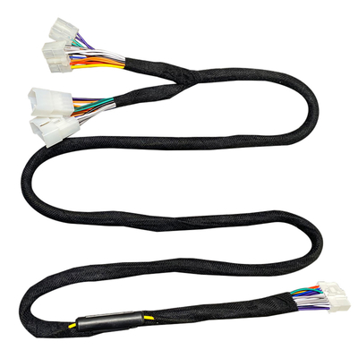 1M Length Black Jacket Fahrzeugleitungs-Geschirre für Auto Corollas Camry Reiling