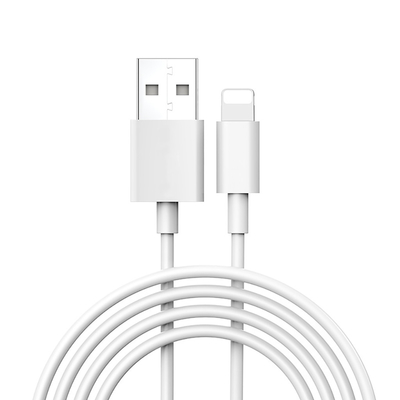 Aufladungsdaten-Kabel 2.4A Soem-ODM-PVCs USB für schnell aufladendes Iphone