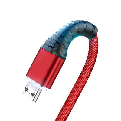Aufladungsdaten umsponnener Nylonmantel USBs verkabeln 3Ft 2.4A für Mp3 Mp4