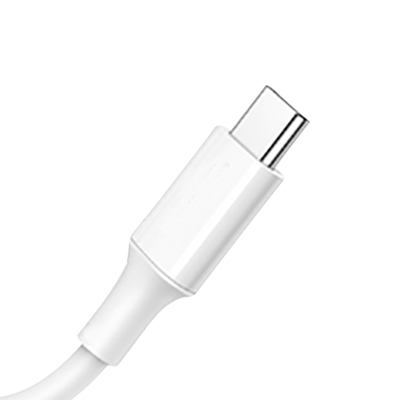 Weiße Farbe USB C bis schnelles Kabel C Gebührenmit PVC-Jacke 20V 3A 60W