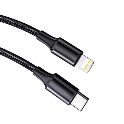 Schnelles Aufladungskabel schwarze Farbe-USBs mit umsponnener Übergangsnylongeschwindigkeit der Abdeckungs-10Gbps
