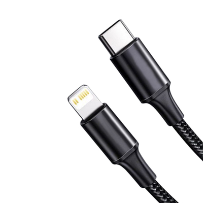 Schnelles Aufladungskabel schwarze Farbe-USBs mit umsponnener Übergangsnylongeschwindigkeit der Abdeckungs-10Gbps