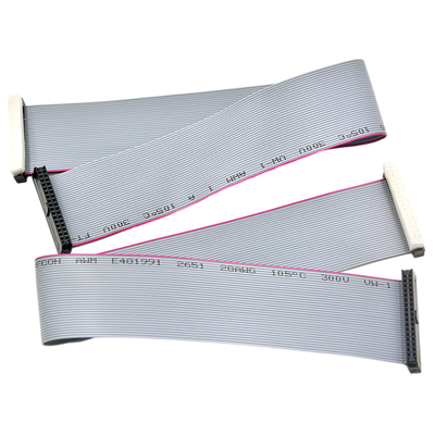 2.0mm flache IDC Flachkabel-Versammlung 04P IDC zu 64P IDC für den Computer Automobil
