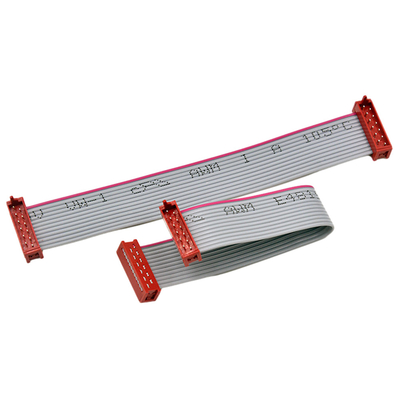 Kabel Amperes 215083 1.27mm Neigungs-IDC Verbindungsstück-Mikromatch 12P rote Farb