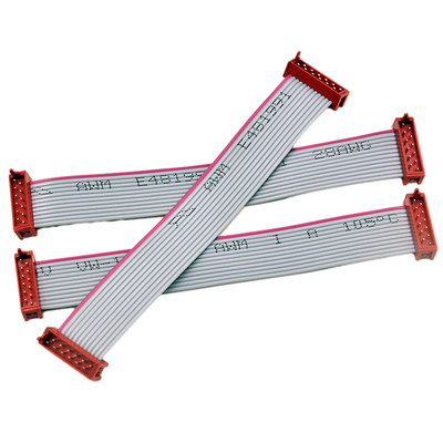 Kabel Amperes 215083 1.27mm Neigungs-IDC Verbindungsstück-Mikromatch 12P rote Farb