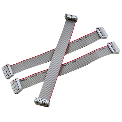 2.54mm doppelte flache Art 28AWG-Stempel des Reihen-IDC Flachkabel-UL2651
