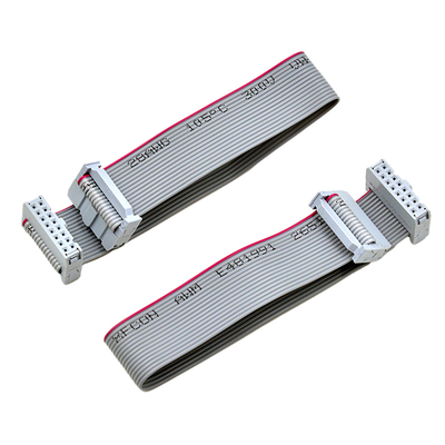 2.54mm doppelte flache Art 28AWG-Stempel des Reihen-IDC Flachkabel-UL2651