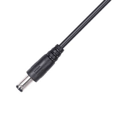 Männliche und weibliche Stromkabel-Versammlungen mit Gummidurchführungsring DC 5.5mm x 2.1mm Fass Jack