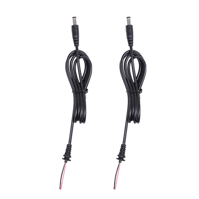 Männliche und weibliche Stromkabel-Versammlungen mit Gummidurchführungsring DC 5.5mm x 2.1mm Fass Jack