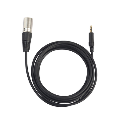 Kundengebundener 3,5 Millimeter Jack Coiled Cable 7 Mann Pin XLR zur Frau 3 Pin Xlr For Video Audio