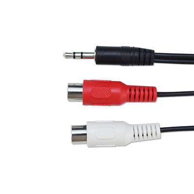 20m Video-Audiokabel 3 RCA bis 3 RCA mit Stempel-Adapter-Audiokonverter