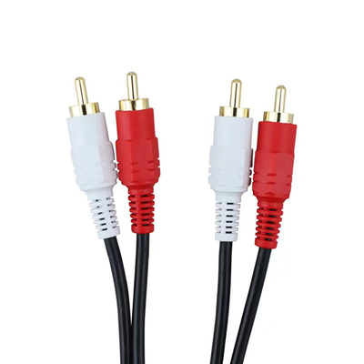 20m Video-Audiokabel 3 RCA bis 3 RCA mit Stempel-Adapter-Audiokonverter