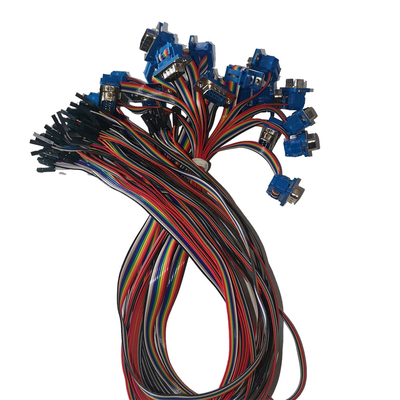 Kundengebundene Audiovideoart Neigung 10P der kabel-DIDC DB9 Pin To 2.54mm