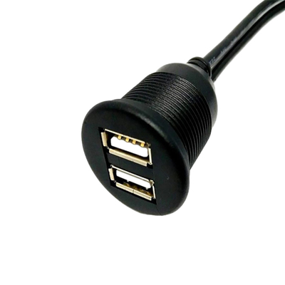 Wasserdichtes Doppelkabel des USB-Port-USB2.0 1 Meter für Auto-Motorrad