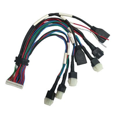 ATX, das Draht-Falz-Wohnung des Overmolding-Kabel-JST PH2.0 zur Frau USB2.0 unterbringt