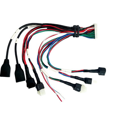 ATX, das Draht-Falz-Wohnung des Overmolding-Kabel-JST PH2.0 zur Frau USB2.0 unterbringt