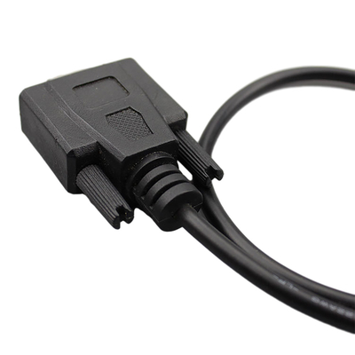 Kundenspezifische Frau RS232 Overmolding der Kabel-DB9 zu männlicher Art USBs 2,0 B