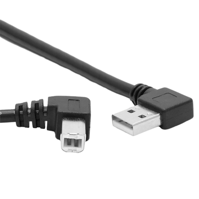 Grad L Art rechtwinkliger linker Verdoppelungwinkel 1 Meter USB-Drucker-Data Cable Withs 90