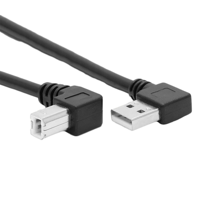 Grad L Art rechtwinkliger linker Verdoppelungwinkel 1 Meter USB-Drucker-Data Cable Withs 90