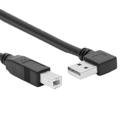 Grad L Art rechtwinkliger linker Verdoppelungwinkel 1 Meter USB-Drucker-Data Cable Withs 90