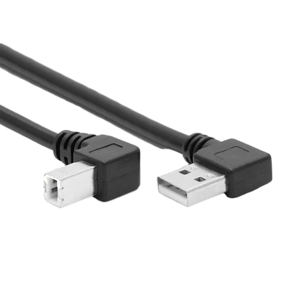 Grad L Art rechtwinkliger linker Verdoppelungwinkel 1 Meter USB-Drucker-Data Cable Withs 90