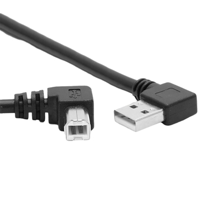 Grad L Art rechtwinkliger linker Verdoppelungwinkel 1 Meter USB-Drucker-Data Cable Withs 90