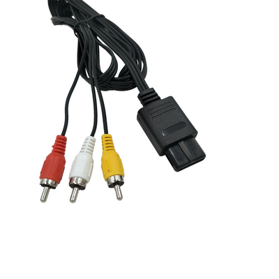 6ft Gamecube Audiovideokabel, Handels zusammengesetzte Schnur für Nintendo 64 N64
