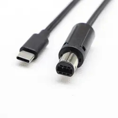 2m umsponnener Gamecube Mann Prüfer-Cable Types C USB 2,0 zum Mann 6pin