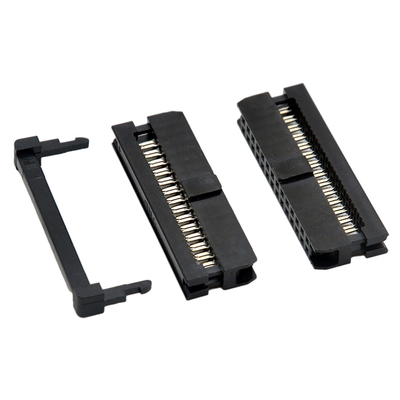 Neigung Pin Cable Connector Black Colors 1.27mm 2.0mm IDC-Frau-14