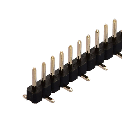 Gerade rechtwinklige Reihen-Art SMTs Pin Header Connector Single Dual
