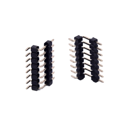Gerade rechtwinklige Reihen-Art SMTs Pin Header Connector Single Dual
