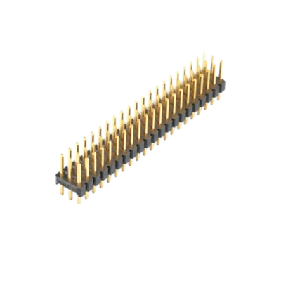 Gold-Flash-PCB-Anschluss 2,0 mm Durchspiel durch Loch-Pin-Kopf 2,54 mm Durchspiel männlich