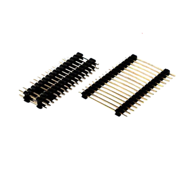 Gold-Flash-PCB-Anschluss 2,0 mm Durchspiel durch Loch-Pin-Kopf 2,54 mm Durchspiel männlich