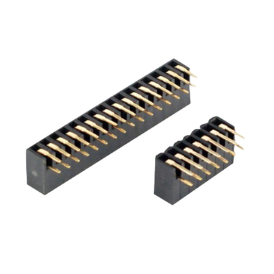 Direkt-Rechtwinkel-PCB-Frauenanschluss 0,5 A bis 3 A durch Loch 2,54 mm 2,0 mm Abstand