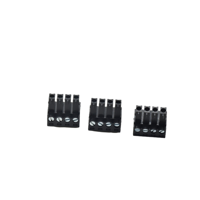 Schwarze Farbe 3,50 mm Schwung weibliche männliche Drahtverbindung Gehäuse für Zuhause